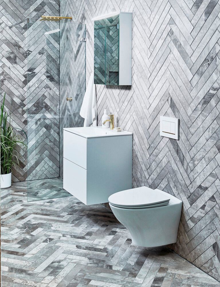 LED-peilikaappi Ido Reflect Clear vikavirtasuojattu valkoinen 56 cm