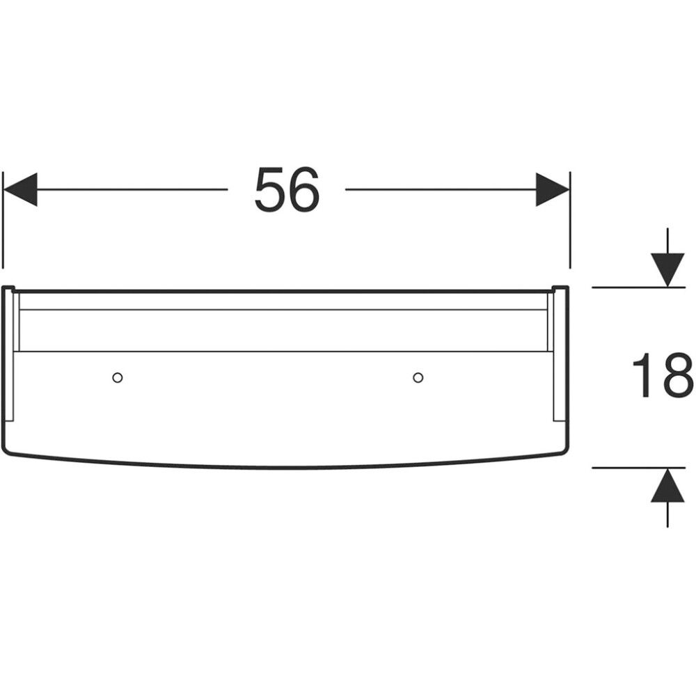 LED-peilikaappi Ido Reflect Clear vikavirtasuojattu valkoinen 56 cm