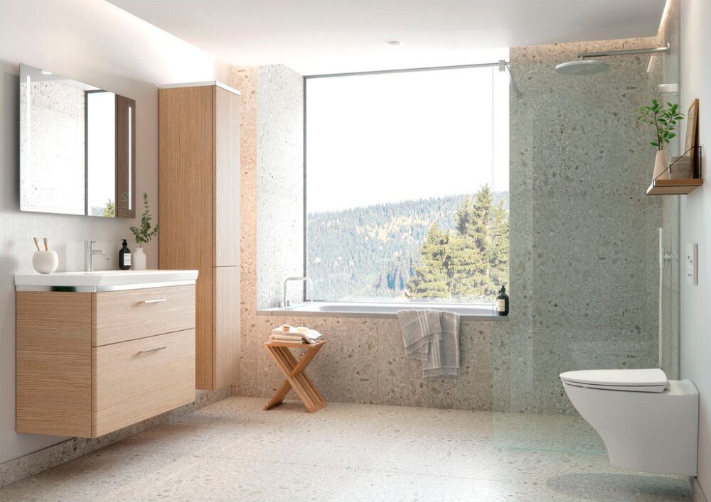 Alakaappi Ido Glow Square tammi 88 x 40 cm