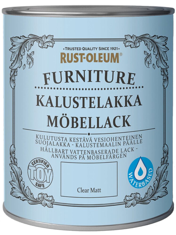 Kalustelakka Rust-Oleum Matta Vesiohenteinen 0,75 l