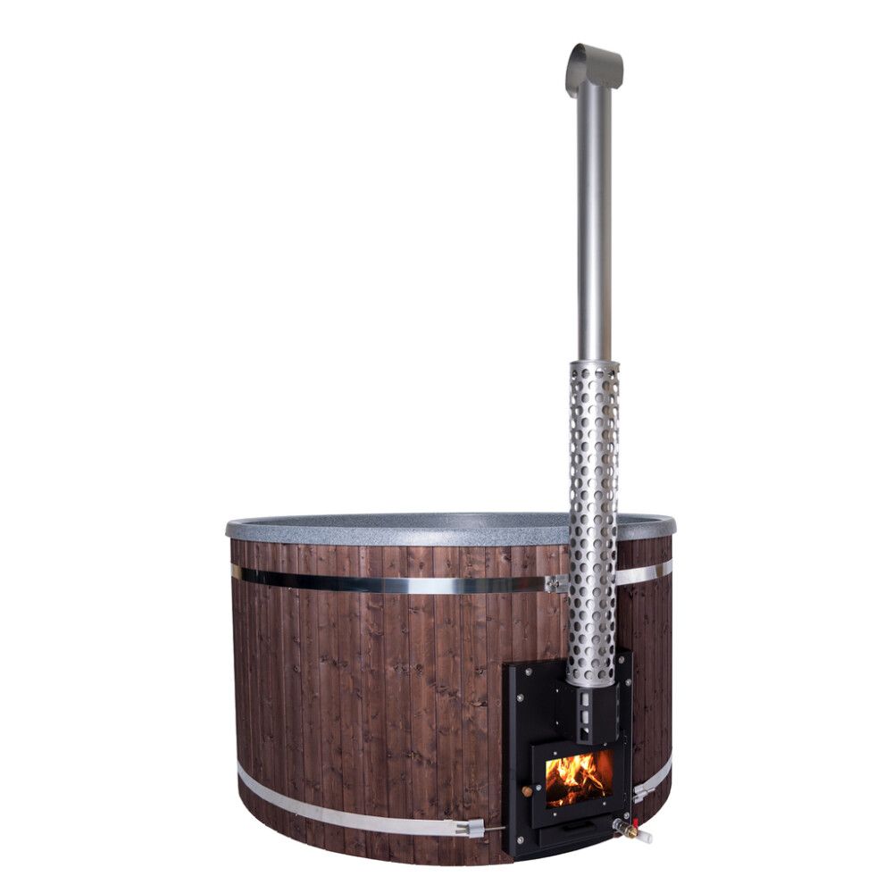 Kylpytynnyri Plastweld PW-SPA Freetime IN L 6-8 hlöä pähkinä/graniitti 40 kW