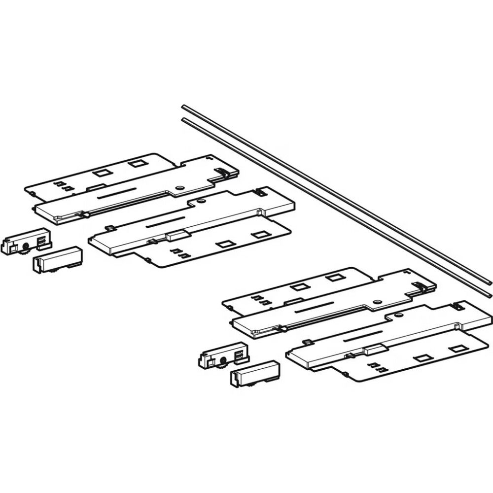 Push open -sarja Ido Glow kahdelle vetolaatikolle 90 cm