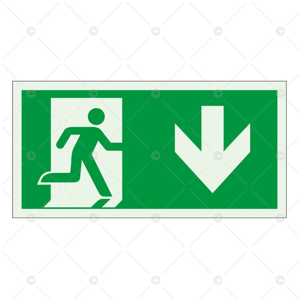 Huomiokyltti Poistumisreitti