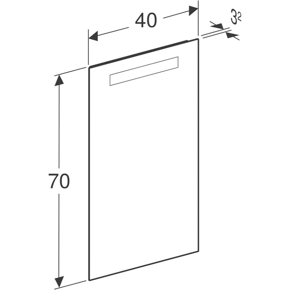 LED-tasopeili Ido Reflect 40 cm