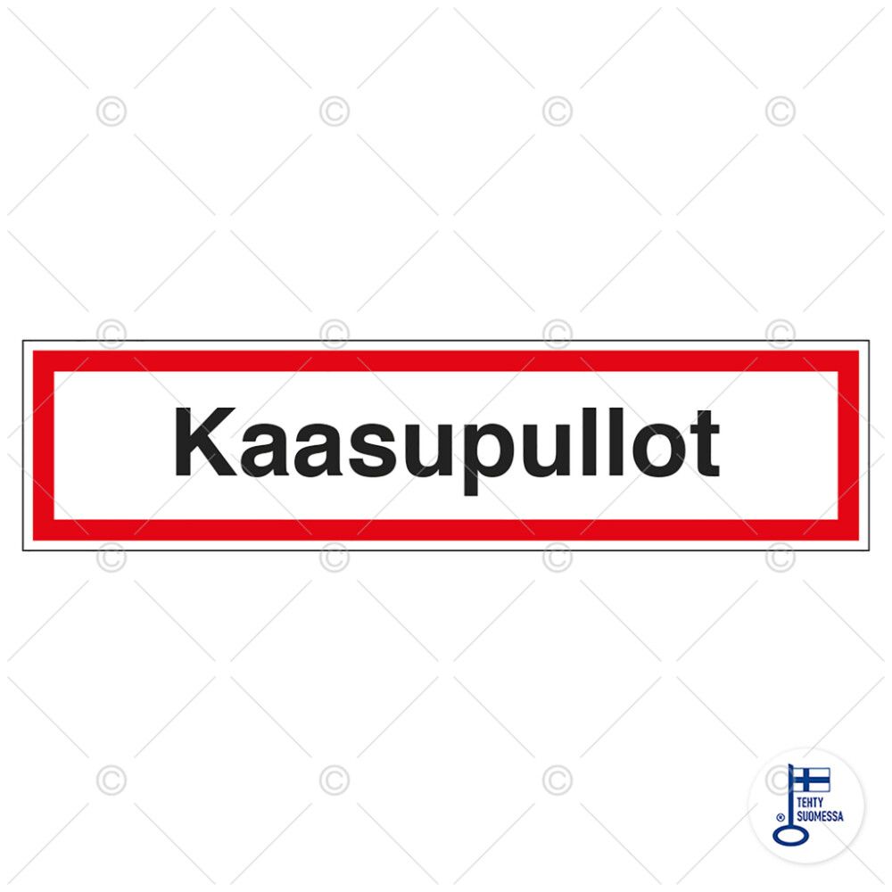 Huomiokyltti Kaasupullot
