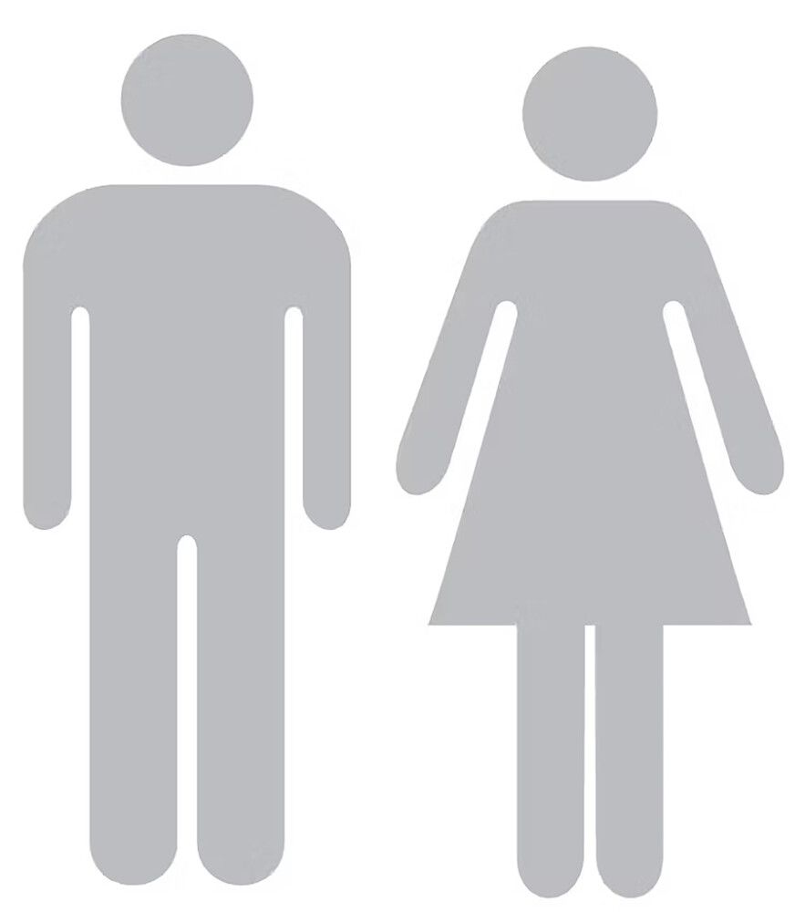 WC-tarra Mies & Nainen 30 x 80 mm