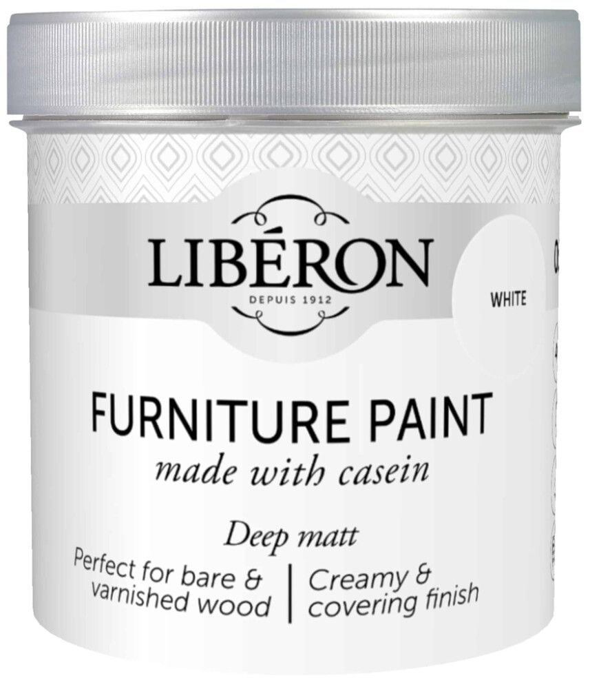 Kalustemaali Liberon Casein White Matt