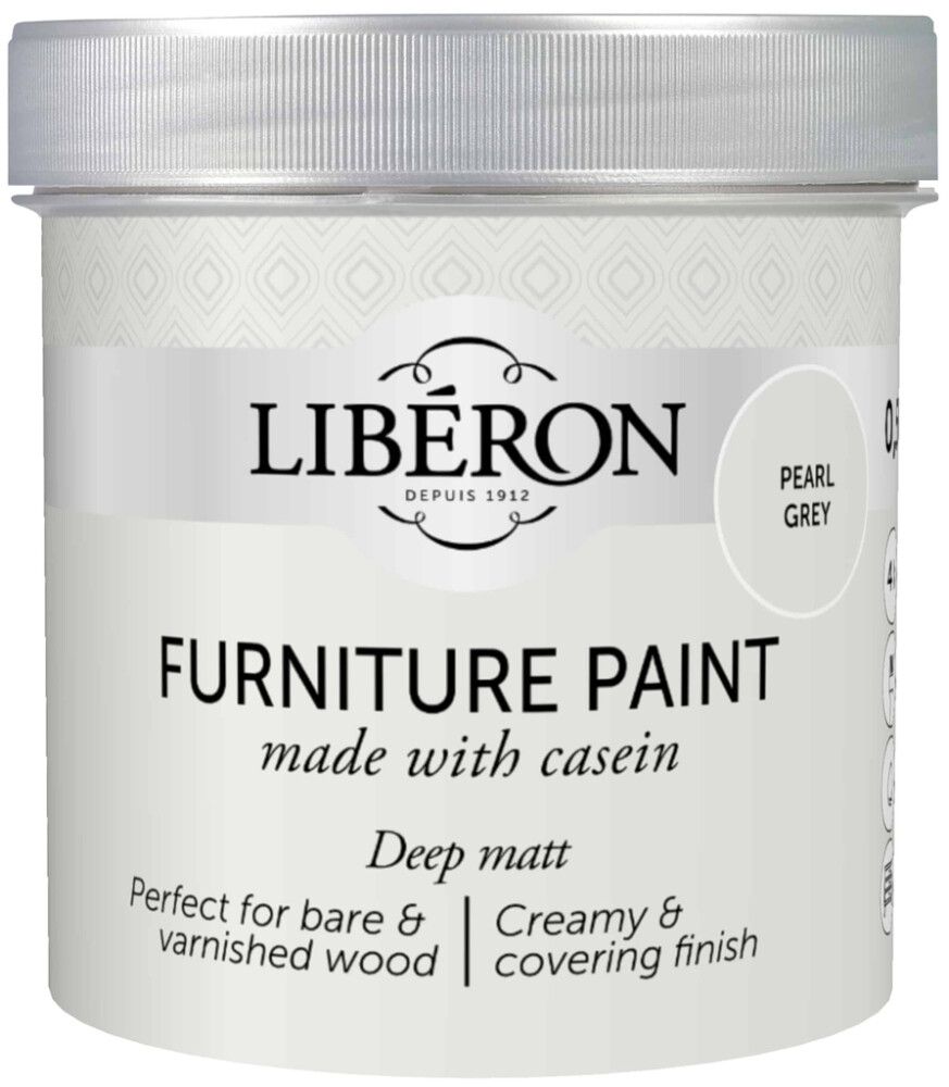 Kalustemaali Liberon Casein Pearl Grey Matt