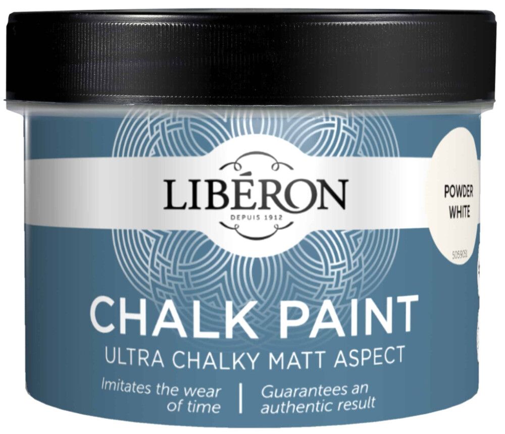 Kalkkiefektimaali Liberon 250 ml Powder White