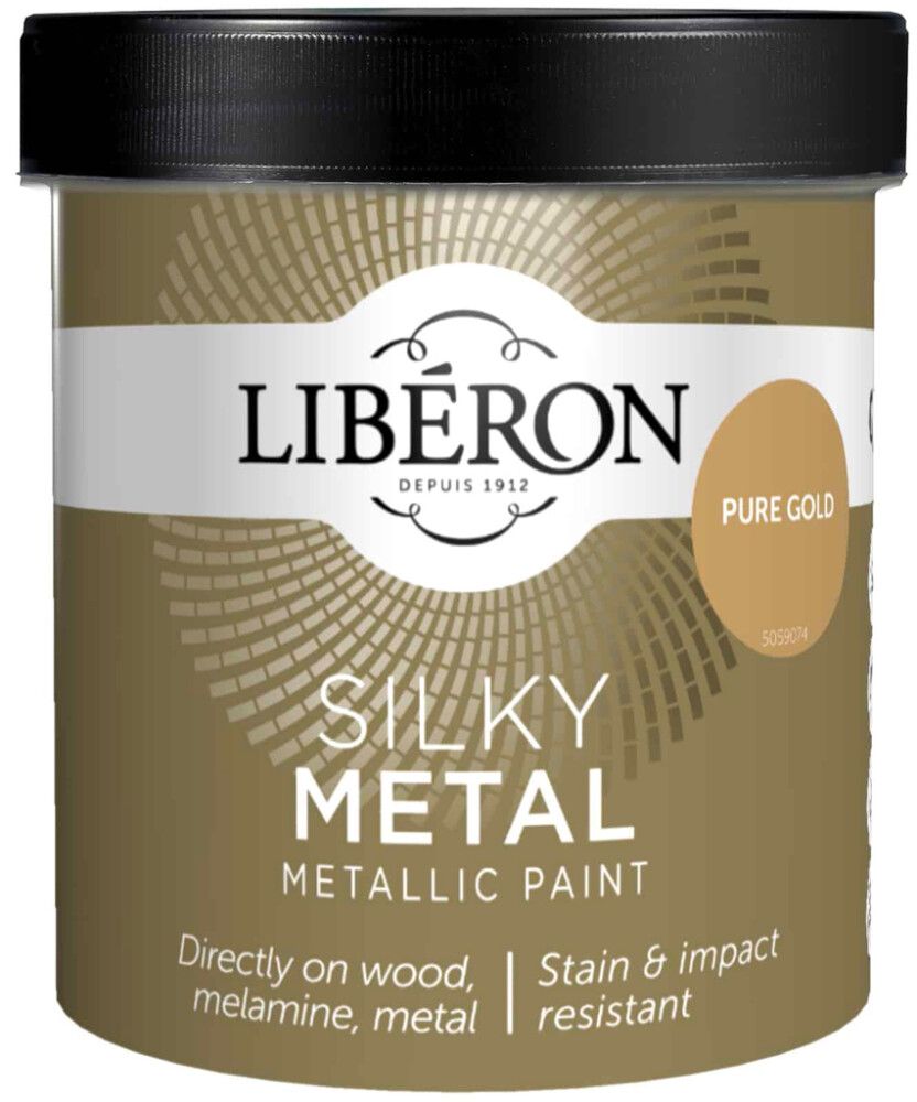 Metalliefektimaali Liberon Silky Pure Gold Gloss