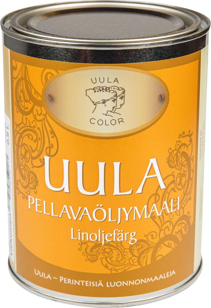 Pellavaöljymaali Uula 0,9 l Puolukka