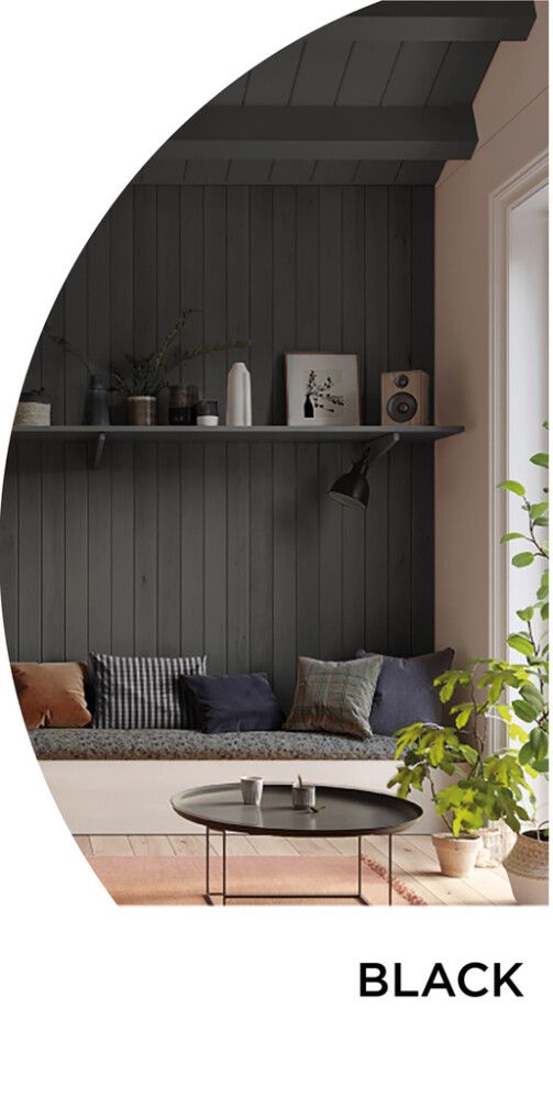 Paneeli- ja hirsisuoja Libéron musta 750 ml