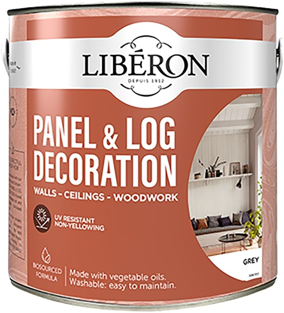 Paneeli- ja hirsisuoja Libéron harmaa