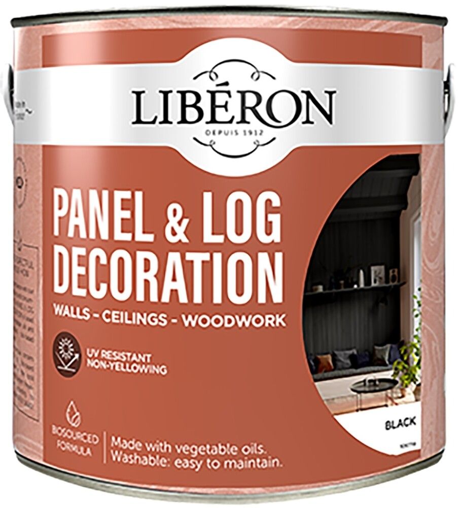 Paneeli- ja hirsisuoja Libéron musta