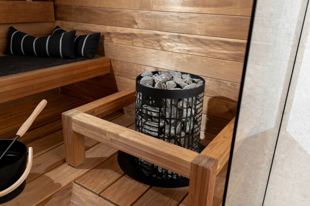 Sähkökiuas Mondex Tahko E2  Musta runko, 6.6 kW