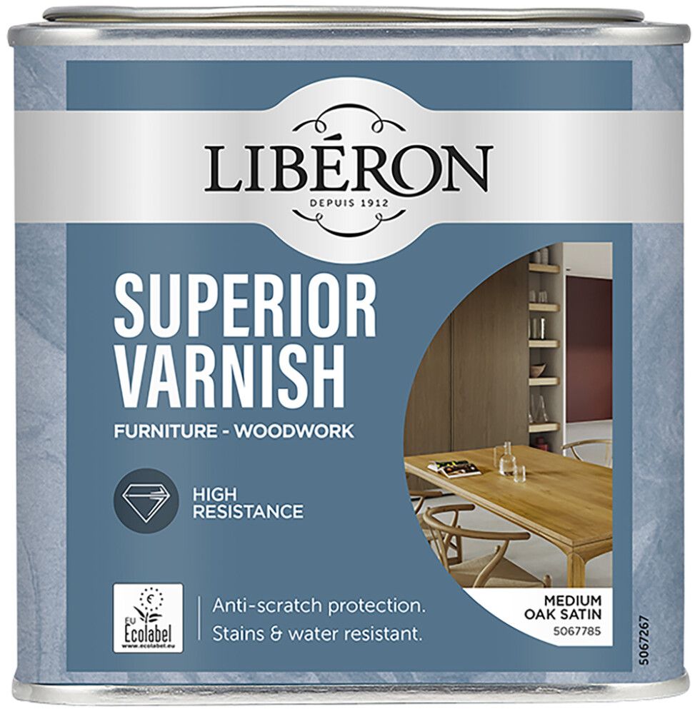Kalustelakka Libéron Superior medium oak satin 500 ml
