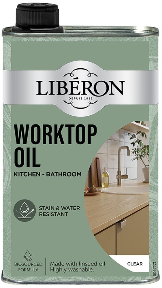 Työtasoöljy Libéron clear 500 ml