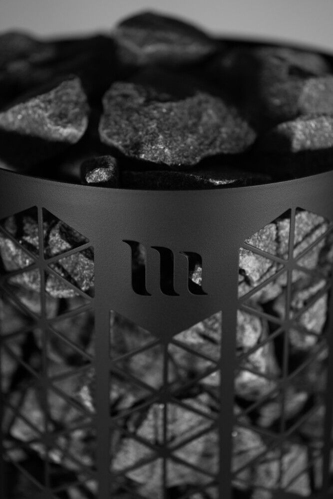 Sähkökiuas Mondex Kaira E2 Musta runko, 6.6 kW