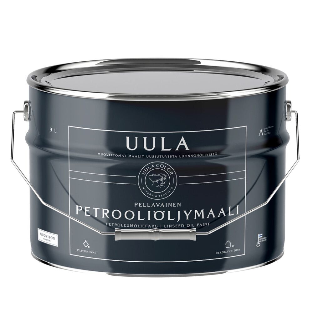 Petrooliöljymaali Uula 9 l Puolihimmeä Valkoinen