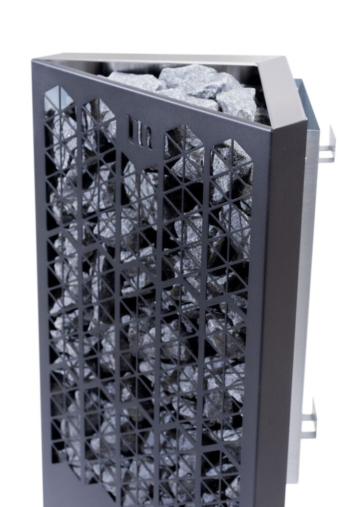 Sähkökiuas Mondex Aura E2 Musta runko, 6.6 kW