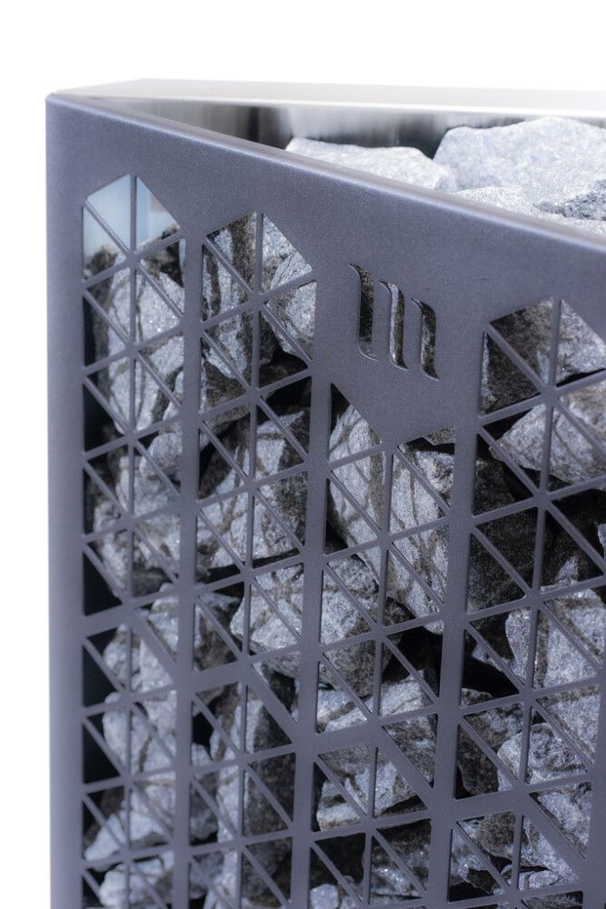 Sähkökiuas Mondex Aura E2 Musta runko, 9 kW