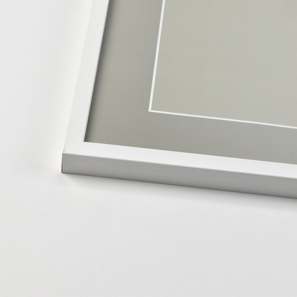 Valokuvakehys Leila Musta/Valkoinen/Tammi 60 x 80 cm Valkoinen