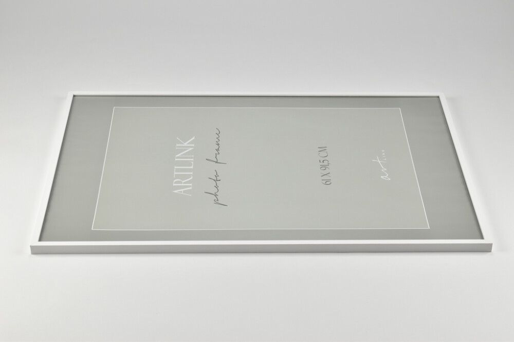 Valokuvakehys Leila Musta/Valkoinen/Tammi 61 x 91,5 cm Valkoinen