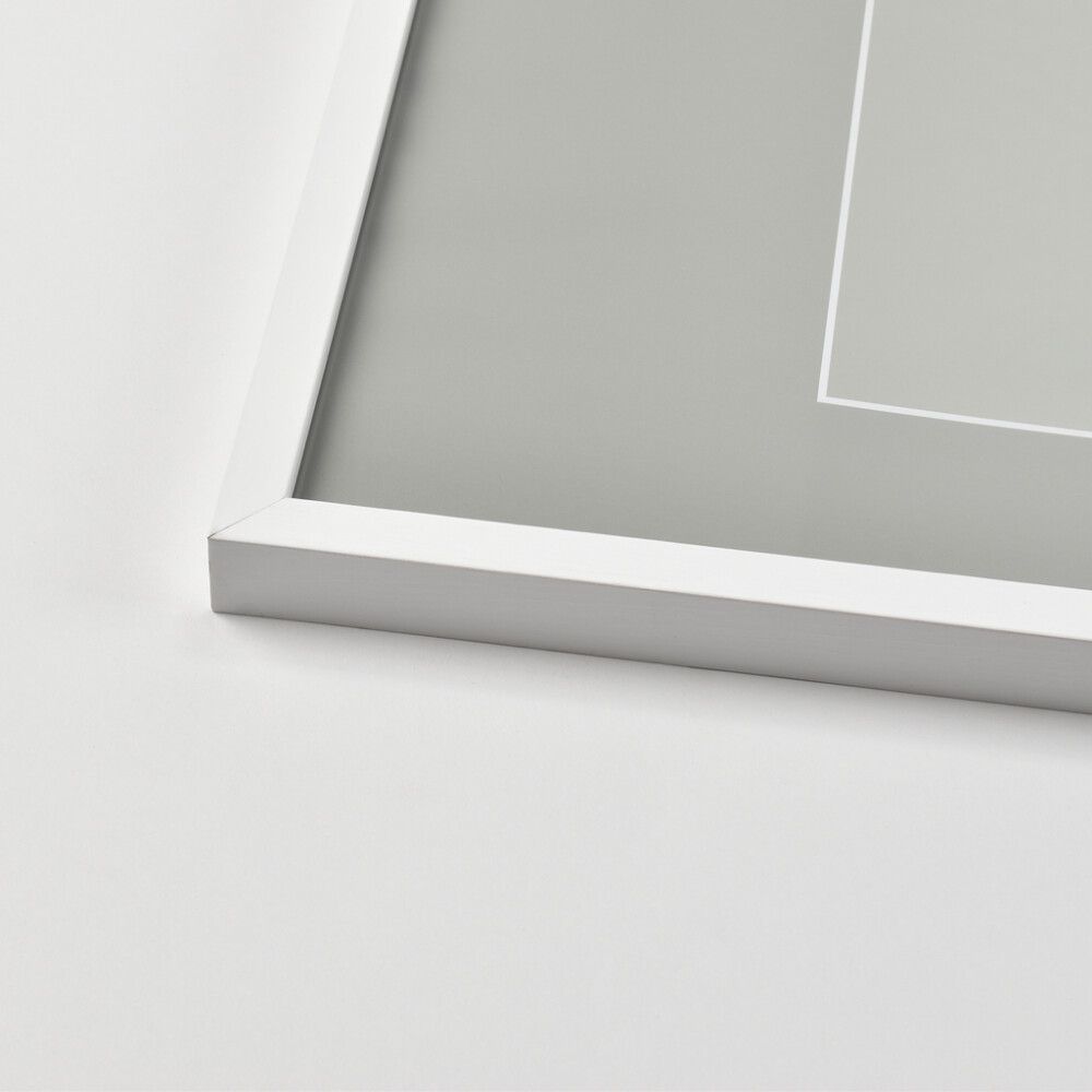 Valokuvakehys Leila Musta/Valkoinen/Tammi 61 x 91,5 cm Valkoinen