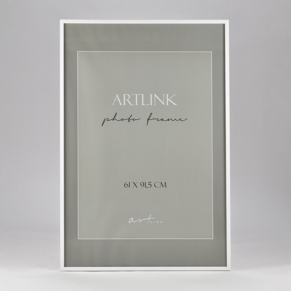 Valokuvakehys Leila Musta/Valkoinen/Tammi 61 x 91,5 cm Valkoinen