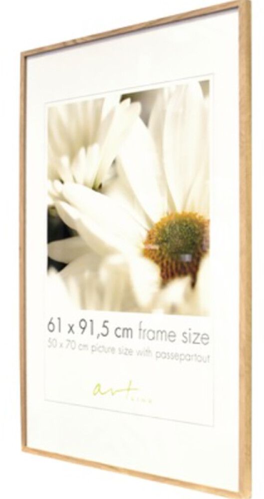Valokuvakehys Leila Musta/Valkoinen/Tammi 61 x 91,5 cm Tammi