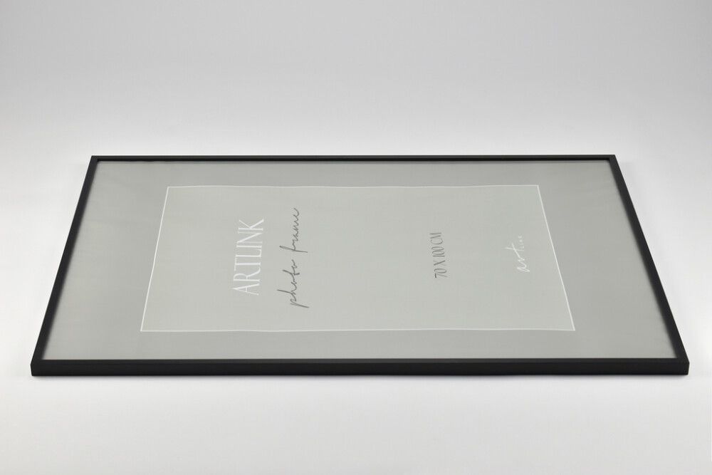 Valokuvakehys Leila Musta/Valkoinen/Tammi 70 x 100 cm Musta