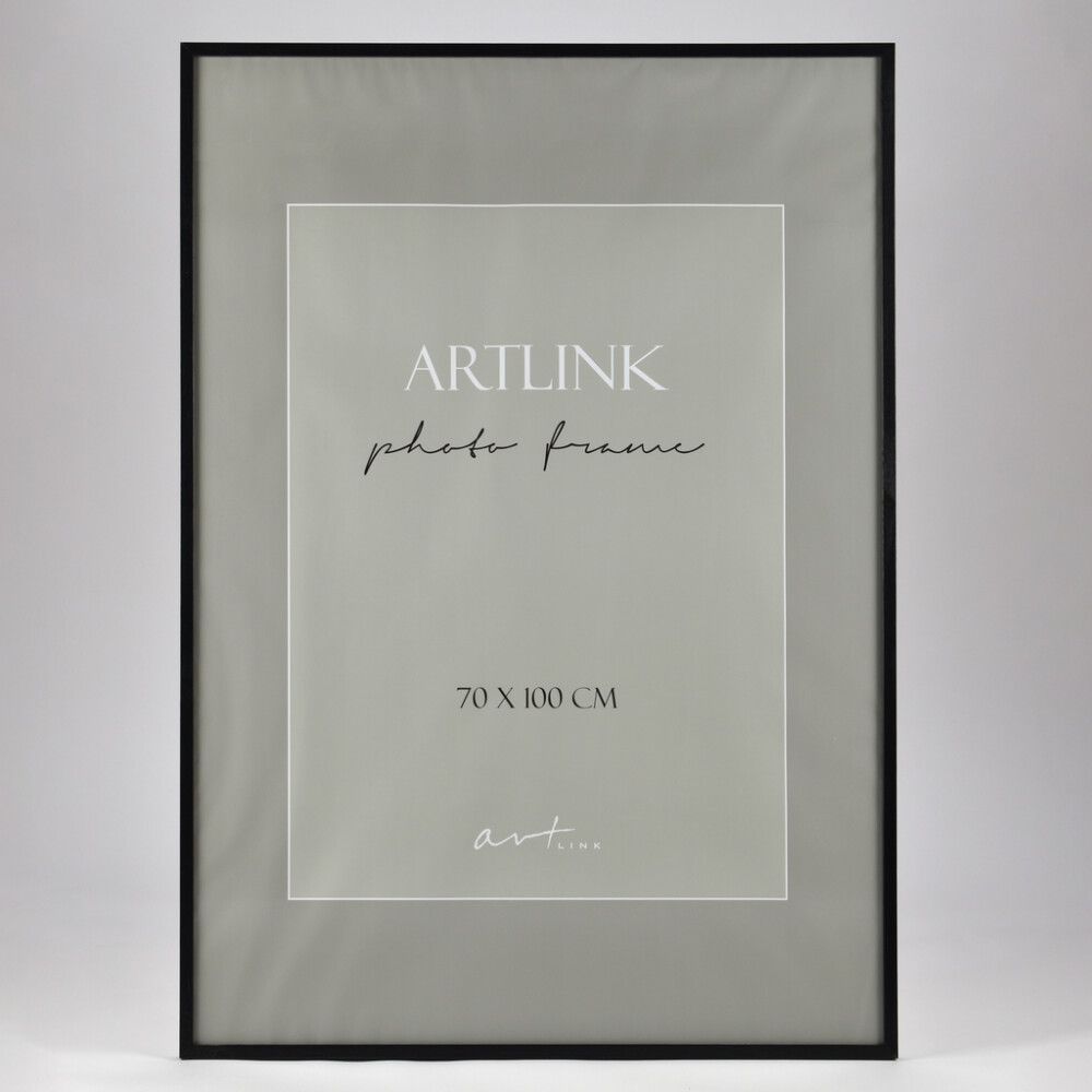 Valokuvakehys Leila Musta/Valkoinen/Tammi 70 x 100 cm Musta