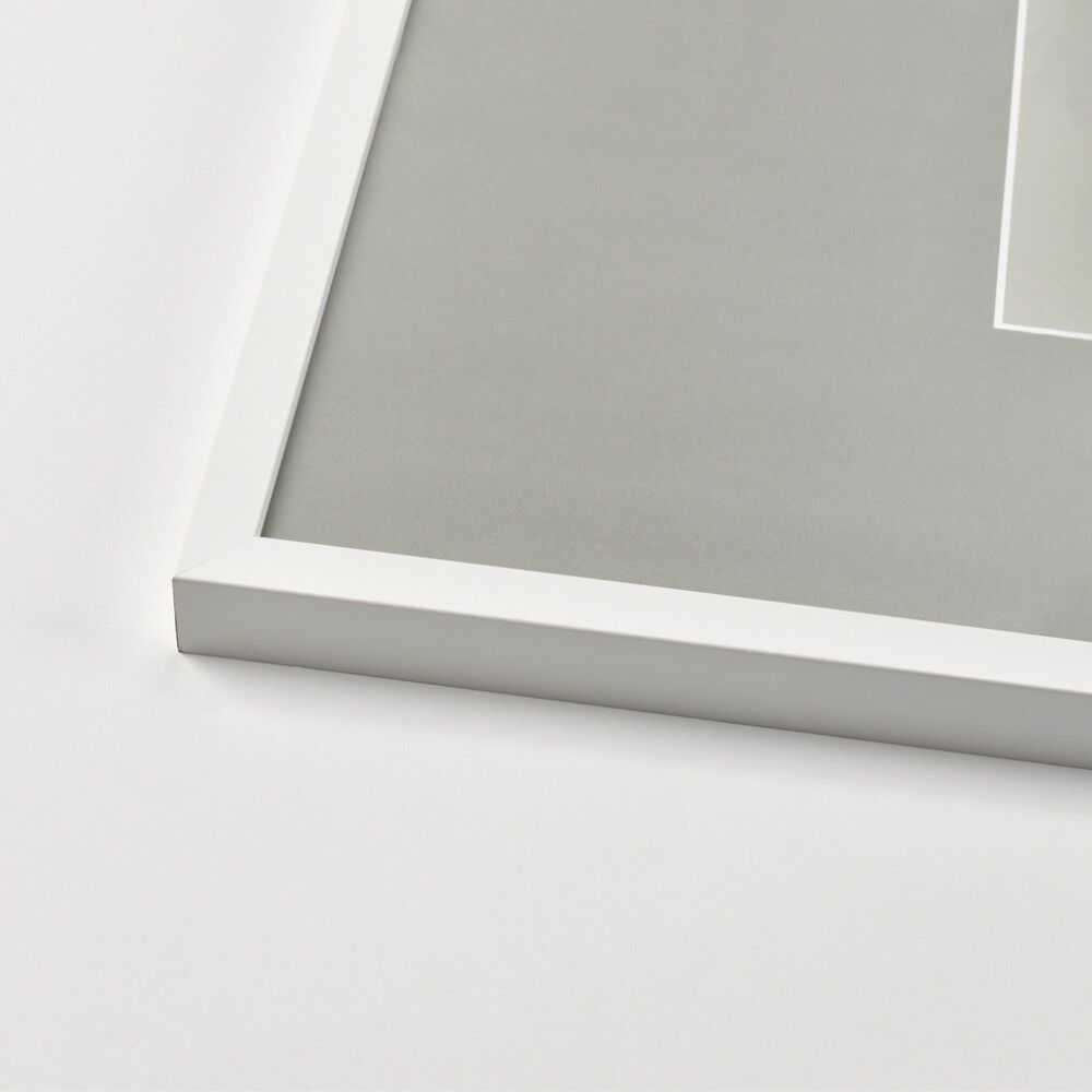 Valokuvakehys Leila Musta/Valkoinen/Tammi 70 x 100 cm Valkoinen