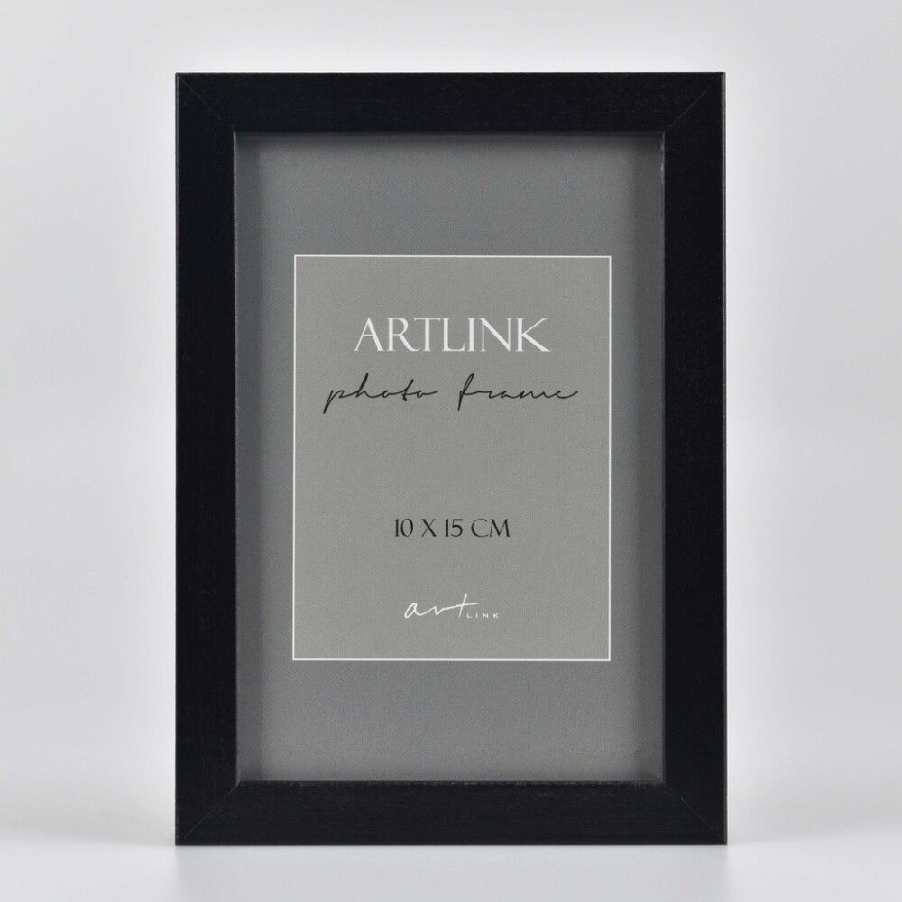 Valokuvakehys Art Link Leila musta 10 x 15 cm