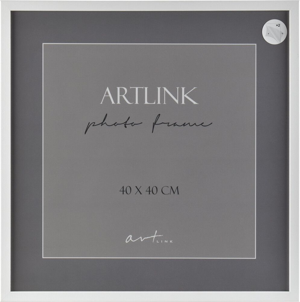 Kehys Art Link Leila valkoinen 40 x 40 cm