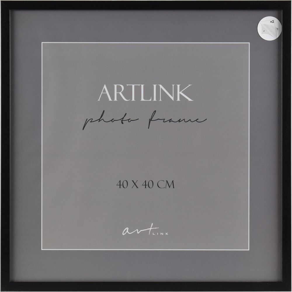 Kehys Art Link Leila musta 40 x 40 cm