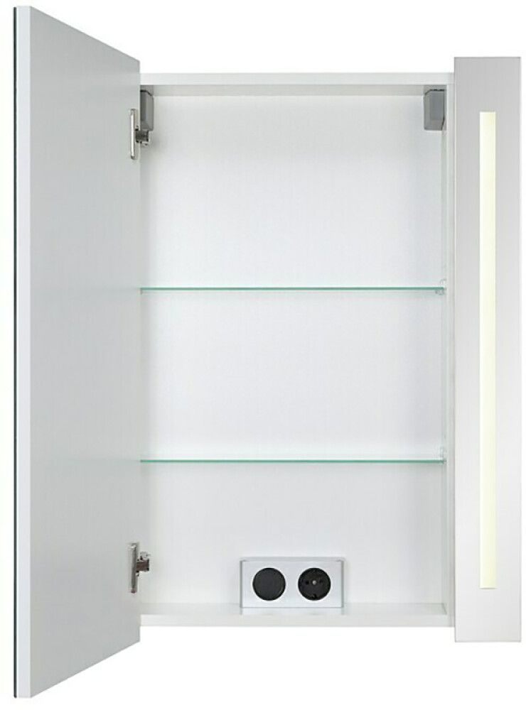 LED-peilikaappi Riva Hydra 60,4 x 75,2 cm