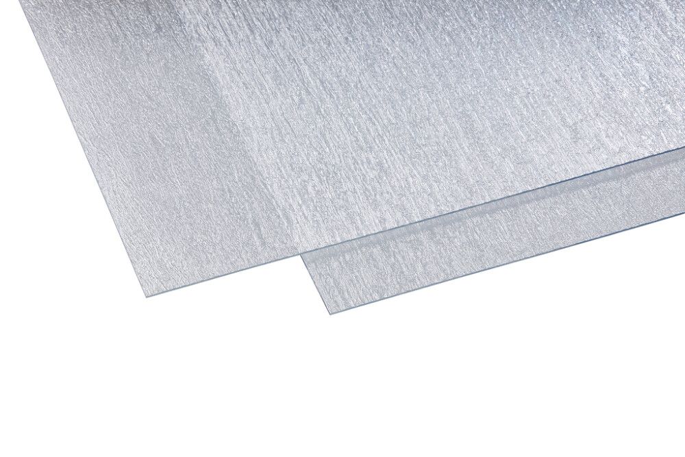 Polystyreenilevy Gutta kirkas struktuuripinta 2,5 x 1000 x 1000 mm