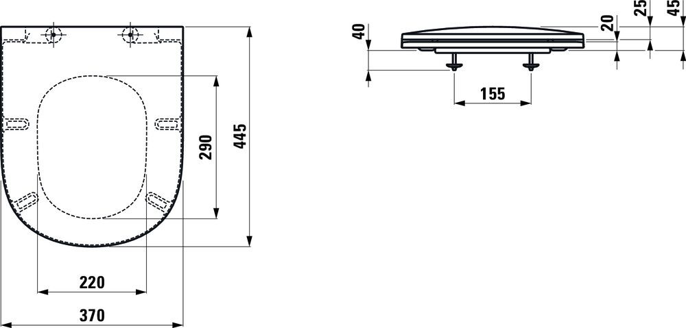 WC-istuinkansi Laufen Lua