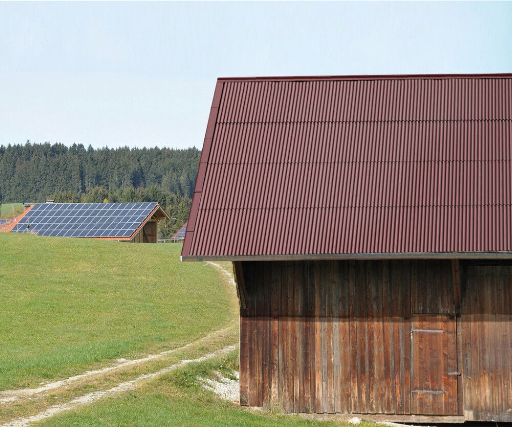 Aaltolevy Guttanit+ Sinus 2,5 x 900 x 2000 mm punaruskea