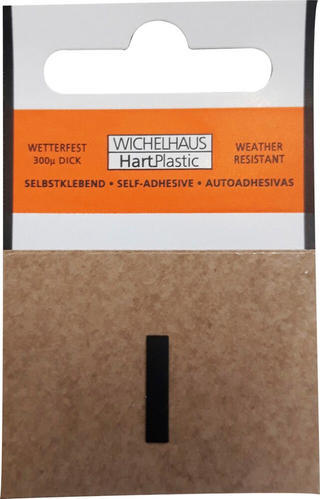 Kirjain Wichelhaus HartPlastic Musta 15 mm I