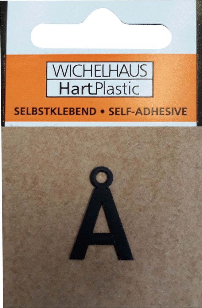 Kirjain Wichelhaus HartPlastic Musta 15 mm Å