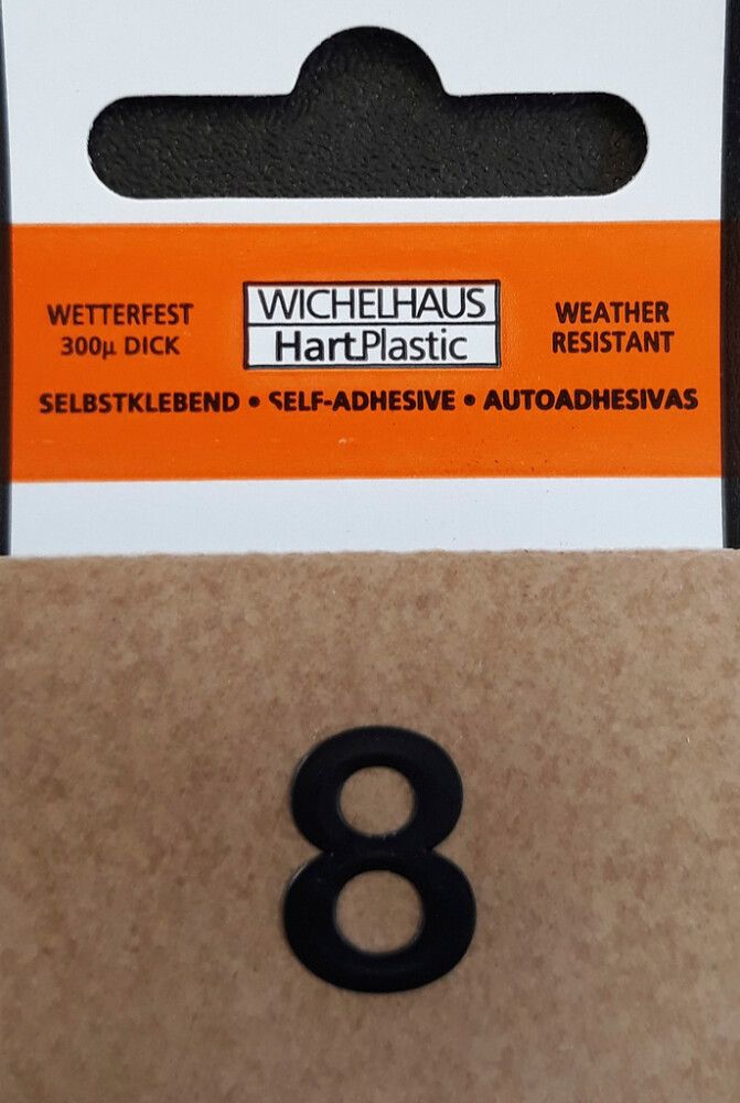 Numero Wichelhaus HartPlastic Musta 15 mm 8