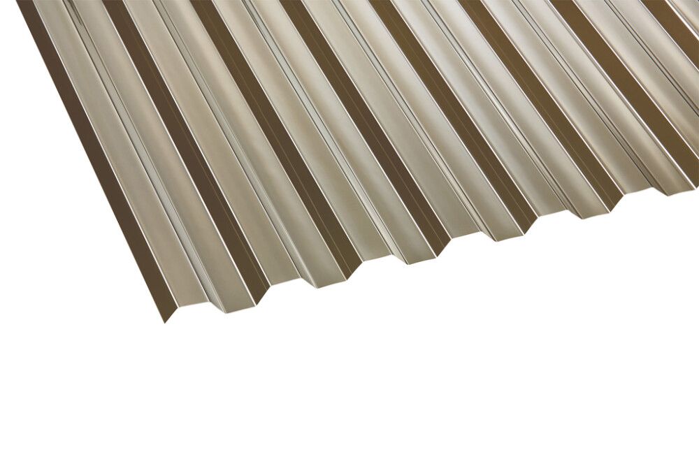 Valokate Gutta PC makro trapetsi-profiili pronssi 0,8 x 1045 x 3000 mm