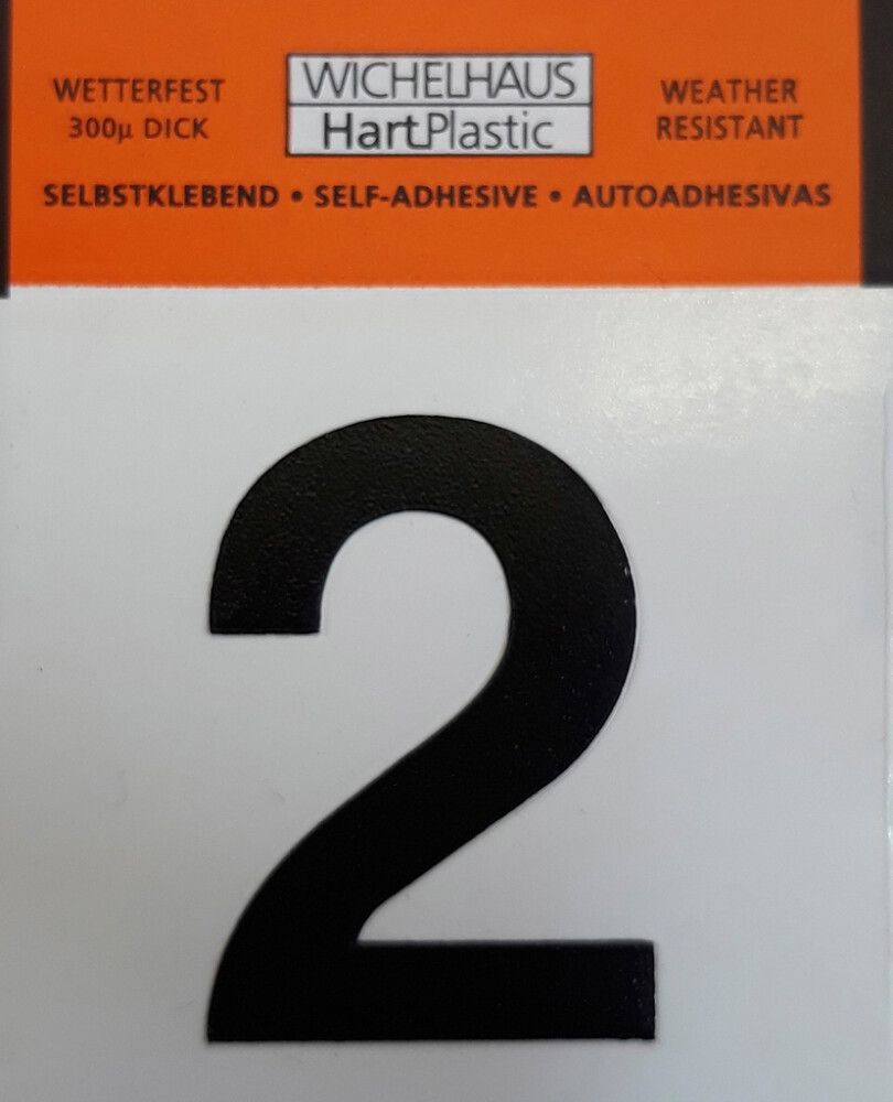 Numero Wichelhaus HartPlastic Musta 30 mm 2