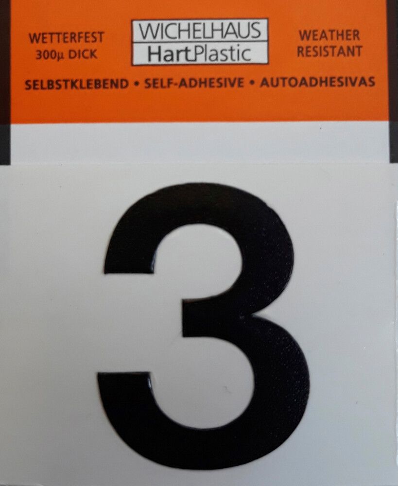 Numero Wichelhaus HartPlastic Musta 30 mm 3