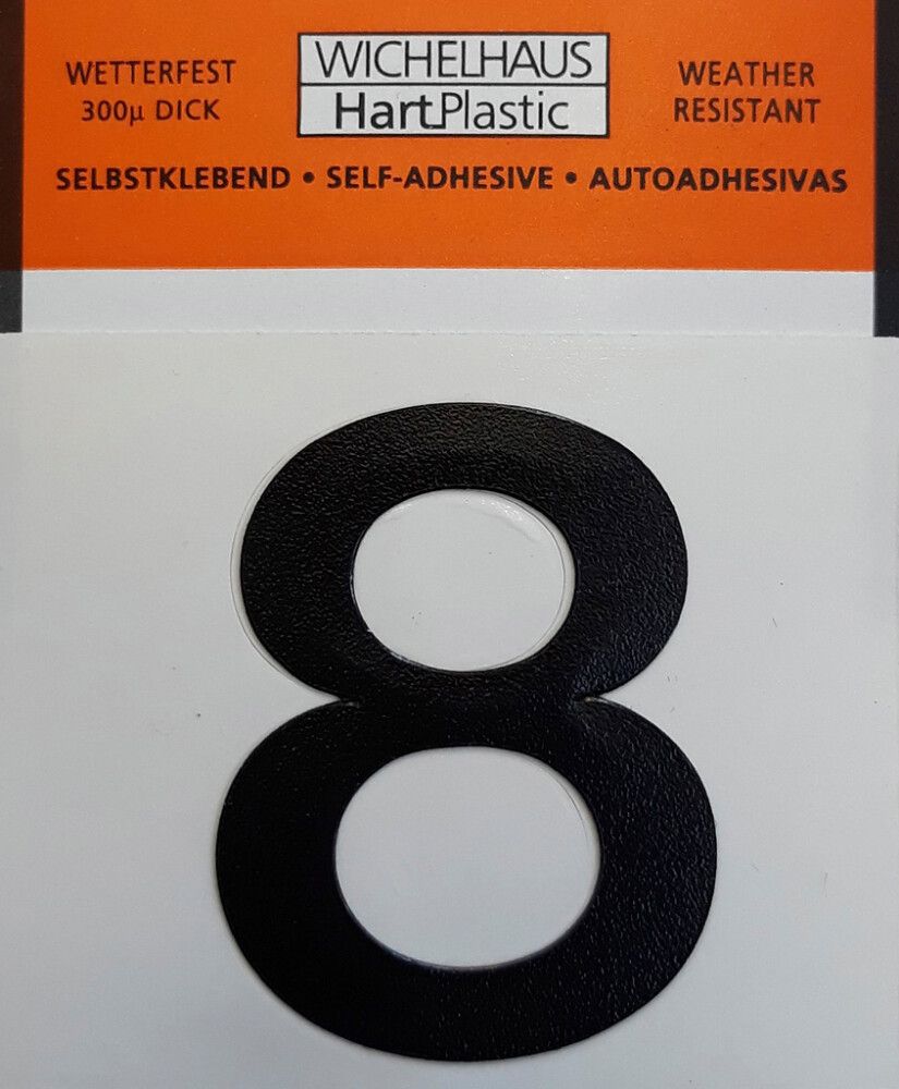 Numero Wichelhaus HartPlastic Musta 30 mm 8