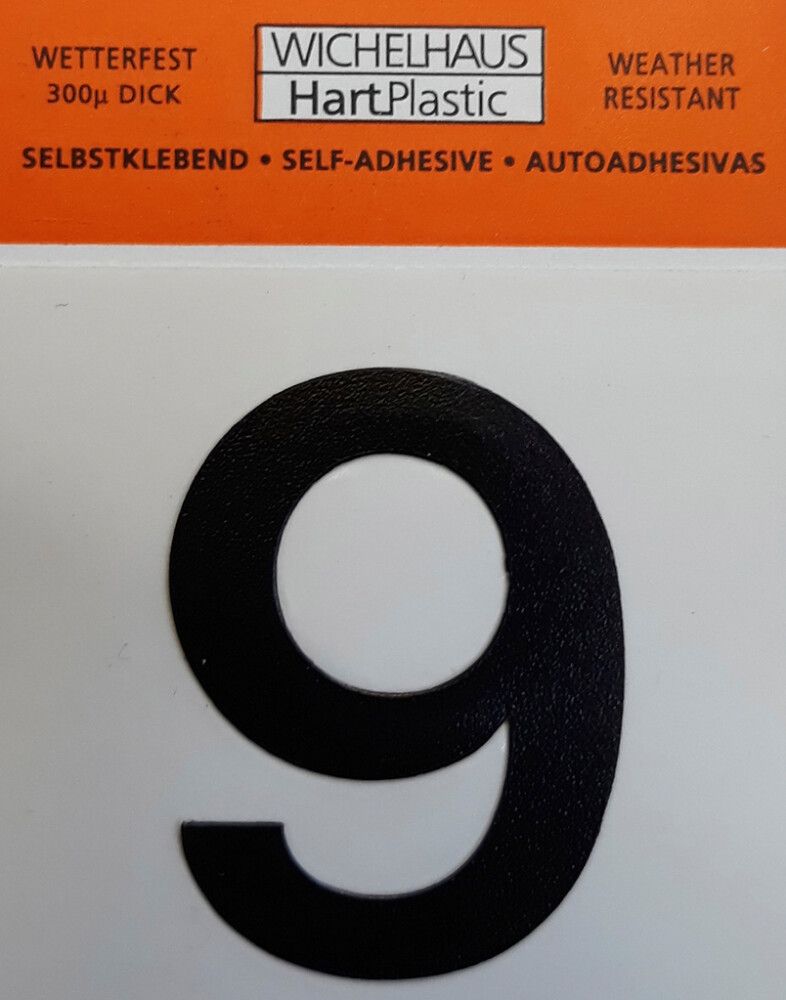 Numero Wichelhaus HartPlastic Musta 30 mm 9