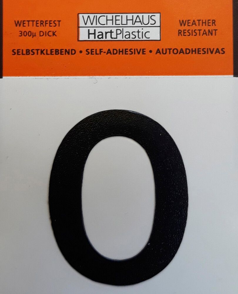 Numero Wichelhaus HartPlastic Musta 30 mm 0