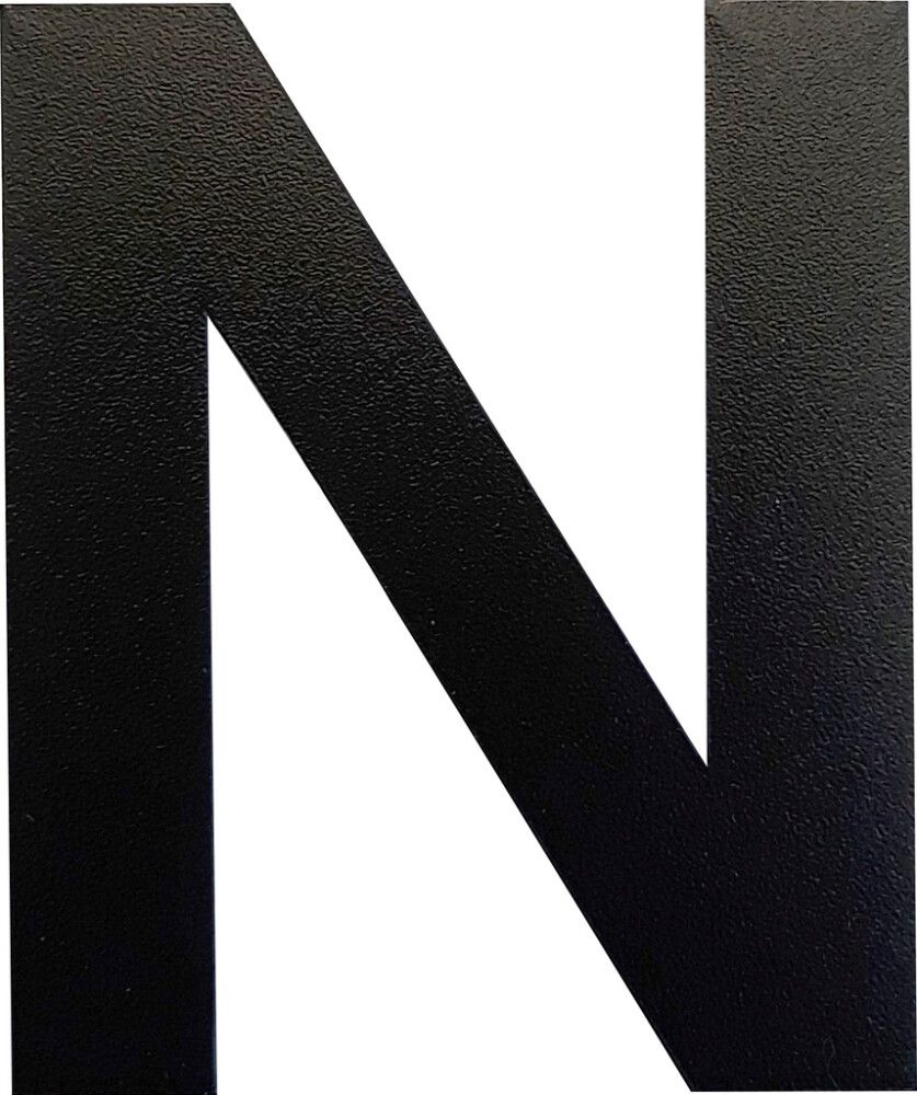 Kirjain Wichelhaus HartPlastic Musta 50 mm N